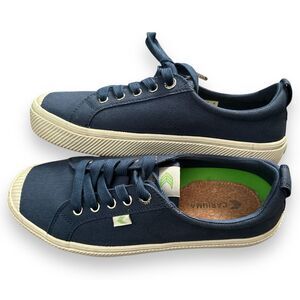 Cariuma Women's Marie Kondo OCA Low Top Shadow Blue Canvas Sneakers Shoes Sz 8.5
